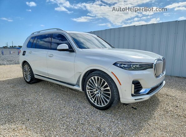 5UXCX4C55KLS36196 2019 BMW X7 Белый Вид спереди