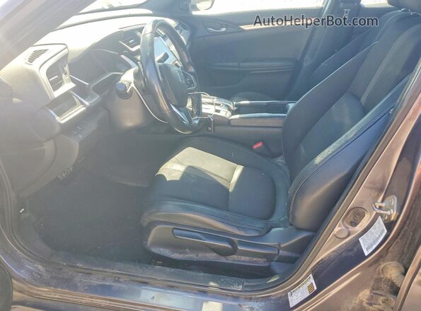 19XFC2F81KE037546 2019 HONDA CIVIC Gray Вид панелі приладів