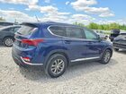 2019 Hyundai Santa Fe Se Blue vin: 5NMS23AD5KH106937