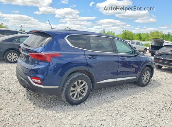 5NMS23AD5KH106937 2019 HYUNDAI SANTA Blue Delantero derecho