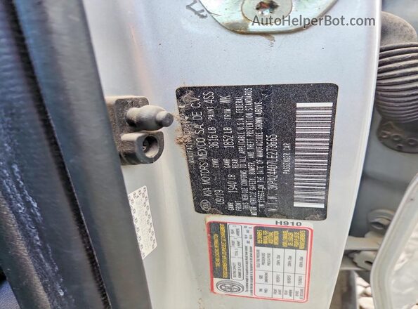 3KPA24AD7LE273665 2020 KIA RIO Серый Вид наклейки с VIN-кодом