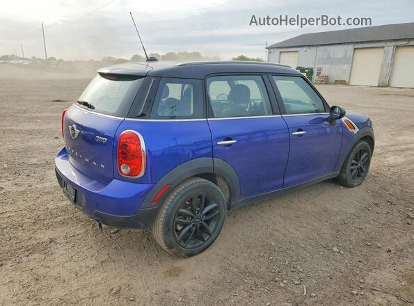 WMWZB3C53GWR48651 2016 MINI COOPER Синий Передняя правая четверть