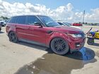 2016 Land Rover Range Rover Sport Hse Красный vin: SALWR2PF5GA653586