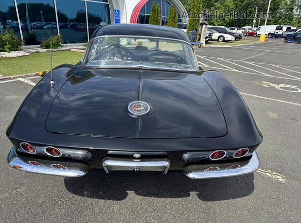 20867S11680 1962 CHEVROLET CORVETTE Black Widok z tyłu