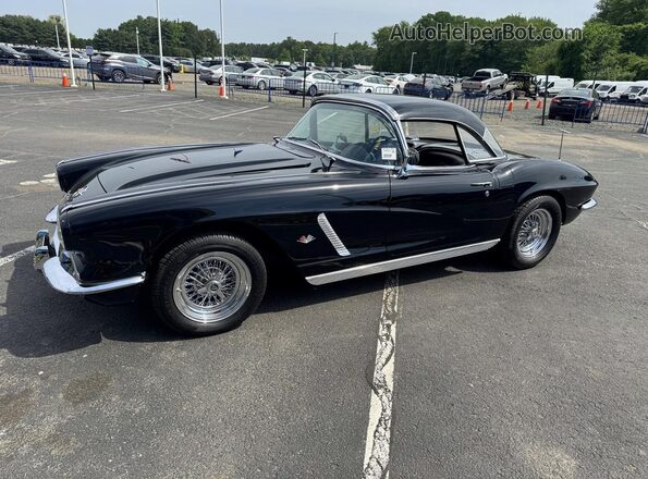 20867S11680 1962 CHEVROLET CORVETTE Black Tył lewy