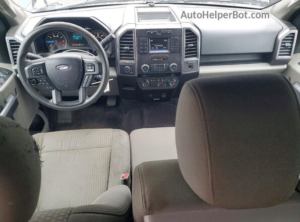 1FTEW1EP9HKC66407 2017 FORD F150 Синий Вид щитка приборов