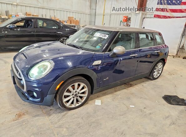 WMWLU5C52H2E81083 2017 MINI COOPER Синий Задняя левая четверть