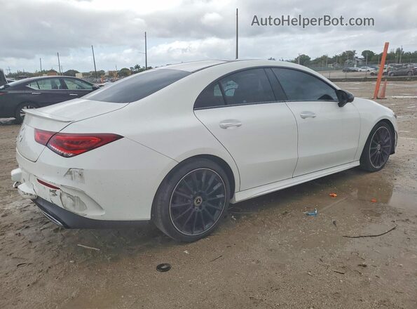 W1K5J4GB4MN154615 2021 MERCEDES-BENZ CLA-CLASS Белый Передняя правая четверть