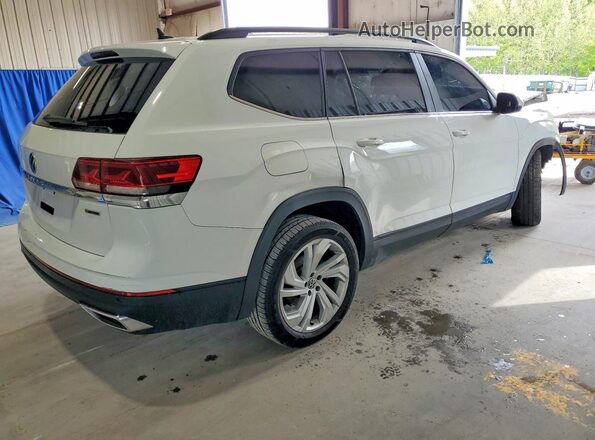 1V2HR2CA2MC575129 2021 VOLKSWAGEN ATLAS Белый Передняя правая четверть