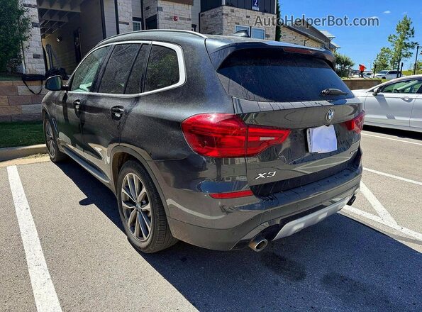 5UXTR9C5XKLD92731 2019 BMW X3 Серый Передняя правая четверть