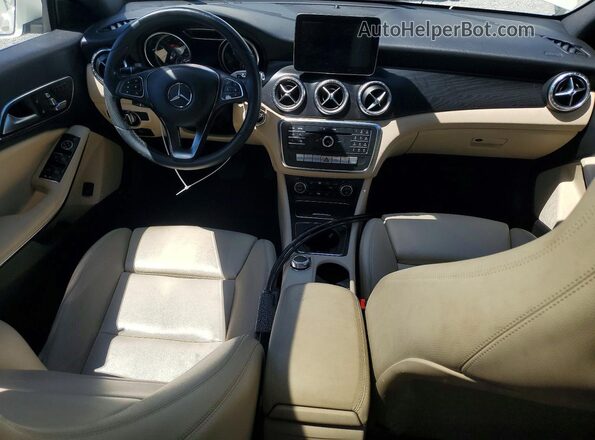 WDDSJ4GB1JN543209 2018 MERCEDES-BENZ CLA-CLASS White Вид щитка приладів