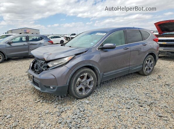 7FARW1H50HE000688 2017 HONDA CRV Серый Задняя левая четверть