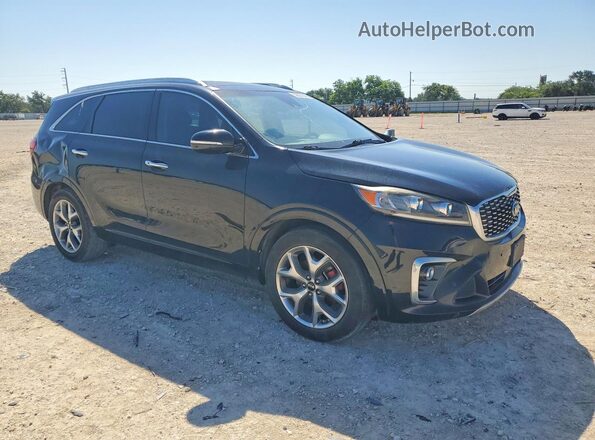 5XYPK4A56KG543375 2019 KIA SORENTO Черный Вид спереди