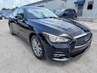 2017 Infiniti Q50 3.0t Premium Черный vin: JN1EV7AR8HM835199