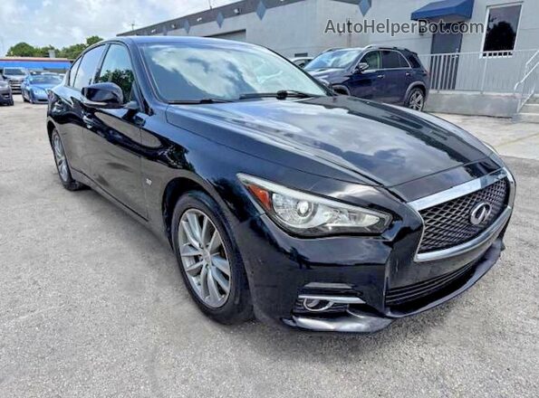 JN1EV7AR8HM835199 2017 INFINITI Q50 Черный Вид спереди