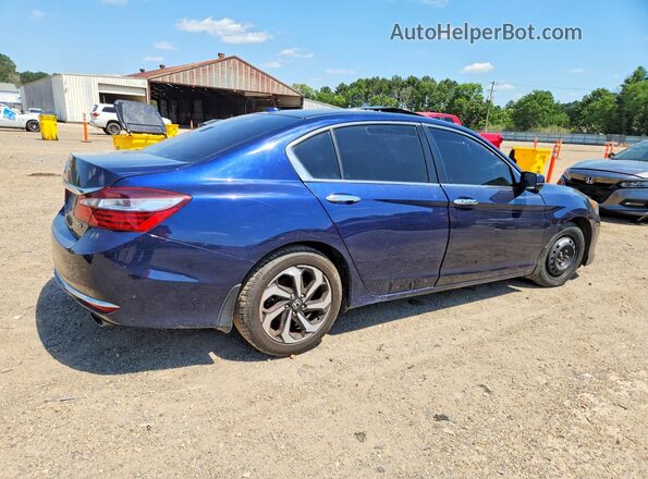 1HGCR3F86GA035651 2016 HONDA ACCORD Blue Przód prawy