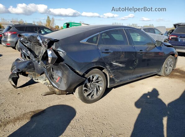 2HGFC2F78KH031871 2019 HONDA CIVIC Черный Задняя правая четверть