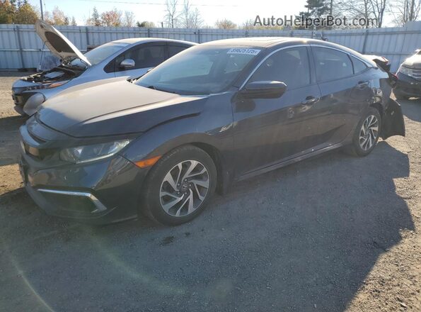 2HGFC2F78KH031871 2019 HONDA CIVIC Черный Передняя левая четверть