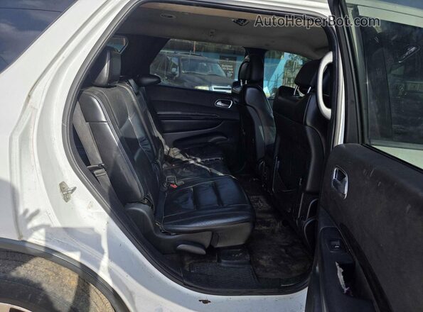 1C4RDHDG9GC361334 2016 DODGE DURANGO Белый Вид салона спереди