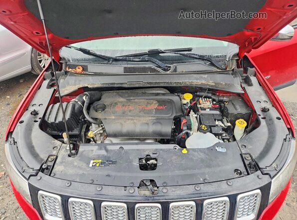 3C4NJDCBXJT146093 2018 JEEP COMPASS Красный Вид наклейки с VIN-кодом