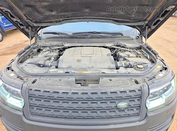 SALGS3EF1GA274604 2016 LAND ROVER RANGE Black Вид панелі приладів