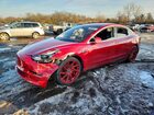 2018 Tesla Model 3 Красный vin: 5YJ3E1EA4JF032913