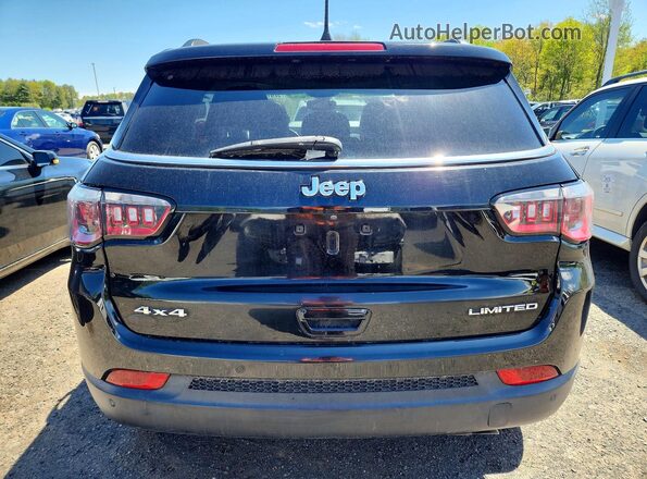 3C4NJDCB7JT315292 2018 JEEP COMPASS Черный Вид салона спереди