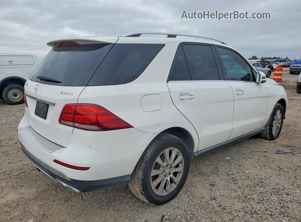 4JGDA0EB6GA642800 2016 MERCEDES-BENZ GLE White წინა მარჯვენა