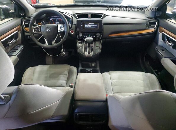 7FARW2H54JE084770 2018 HONDA CR-V Black Вид щитка приладів