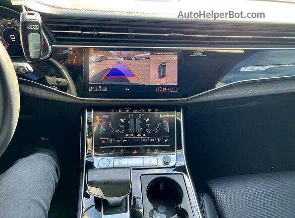 WA1FVAF12KD025943 2019 AUDI Q8 Серый Вид задней части салона