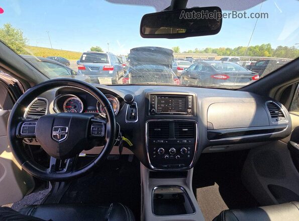 2C4RDGCG6KR743445 2019 DODGE GRAND Черный Вид задних сидений
