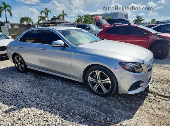 WDDZF4KB7HA158424 2017 MERCEDES-BENZ E Silver Դիմացի տեսք
