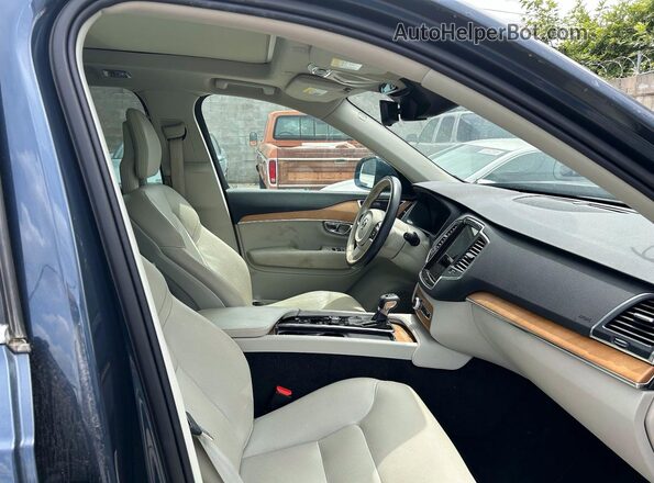 YV4A22PK5M1751013 2021 VOLVO XC90 Синий Вид сзади
