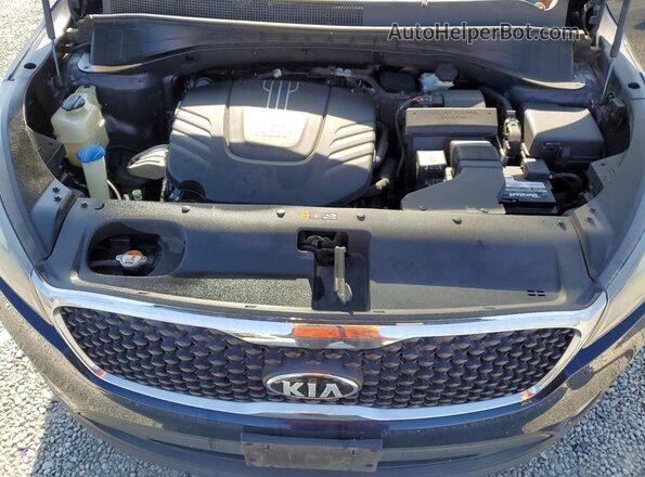 5XYPG4A56JG360932 2018 KIA SORENTO Синий Вид наклейки с VIN-кодом