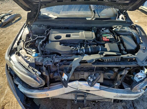 1HGCV2F53JA010080 2018 HONDA ACCORD Gray ძრავის განყოფილების ხედი