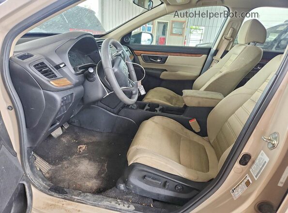 5J6RW2H56HL025667 2017 HONDA CR-V Желто-коричневый Вид панели приборов