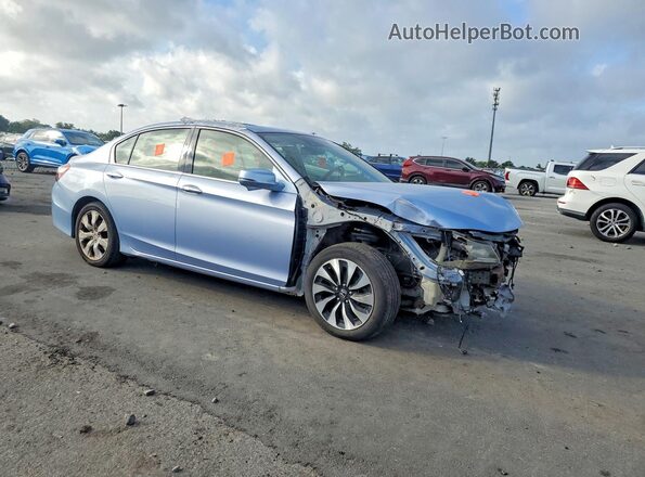 JHMCR6F56HC007858 2017 HONDA ACCORD Blue Vista frontal