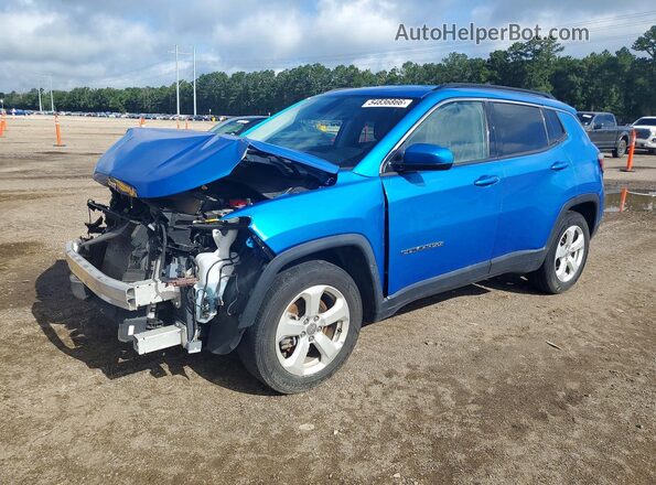 3C4NJCBB3MT604752 2021 JEEP COMPASS Blue Tył lewy