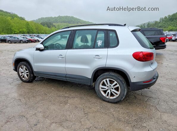WVGBV7AX3HK013626 2017 VOLKSWAGEN TIGUAN Серебряный Задняя правая четверть