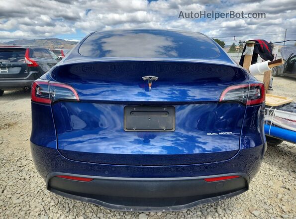 7SAYGDEE0NF401151 2022 TESLA MODEL Blue Սալոնի դիմացի տեսք