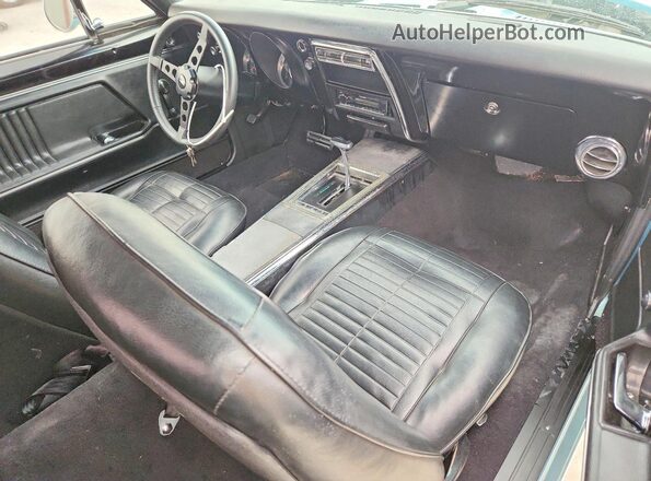 223377V108044 1967 PONTIAC UNK Синий Вид панели приборов