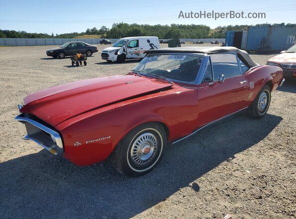 223677U142870 1967 PONTIAC FIREBIRD Красный Передняя левая четверть