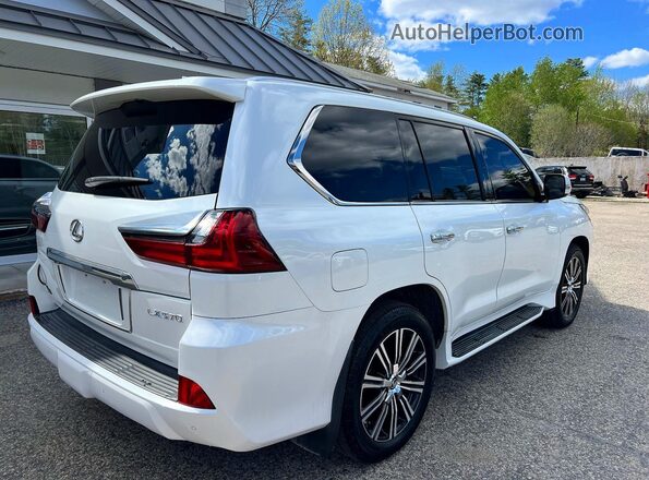 JTJHY7AX3K4284913 2019 LEXUS LX White Передня права чверть