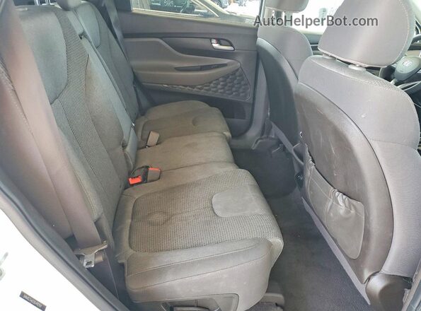 5NMS23AD2KH112159 2019 HYUNDAI SANTA White Vista interior trasera