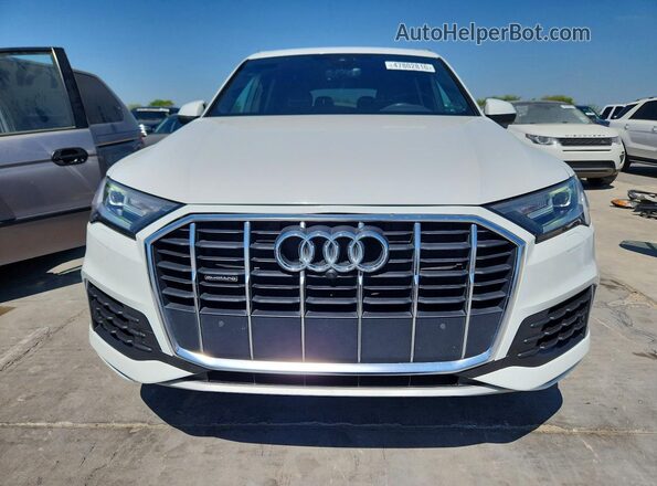 WA1AXAF72MD016963 2021 AUDI Q7 White Vista trasera