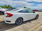 2019 Honda Civic Ex White vin: 19XFC1F30KE215042