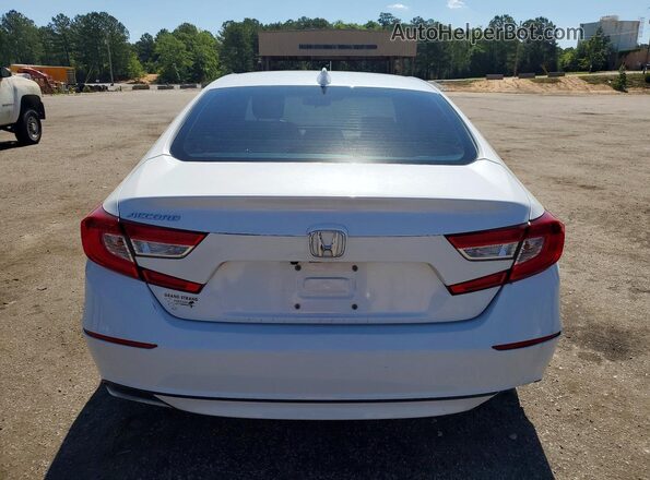 1HGCV1F19JA152831 2018 HONDA ACCORD White Вид салону спереду