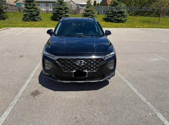 5NMS2CAD1KH051421 2019 HYUNDAI SANTA Черный Вид подкапотного пространства