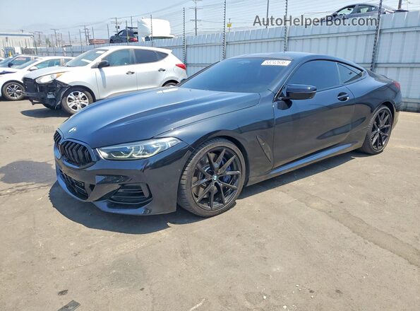 WBABC4C57KBU96451 2019 BMW M8 Черный Передняя левая четверть