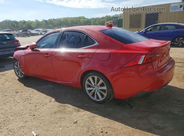 JTHBA1D23G5006183 2016 LEXUS IS Красный Задняя правая четверть